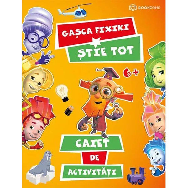 Gasca Fixiki stie tot - Caiet de activitati - Fixiki - Delumani - Magazin Online Romanesc 