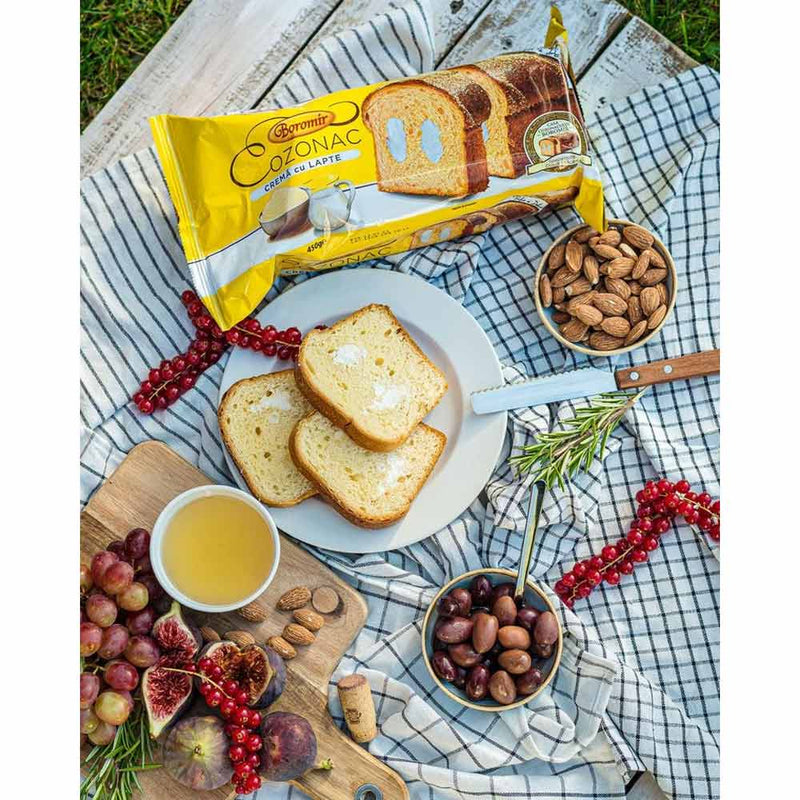 Cozonac cu crema de lapte - Delumani - Magazin Online Romanesc 