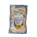 Delumani Tochitura mezeluri, slices of traditional Romanian cured meat, displayed on a plate with herbs